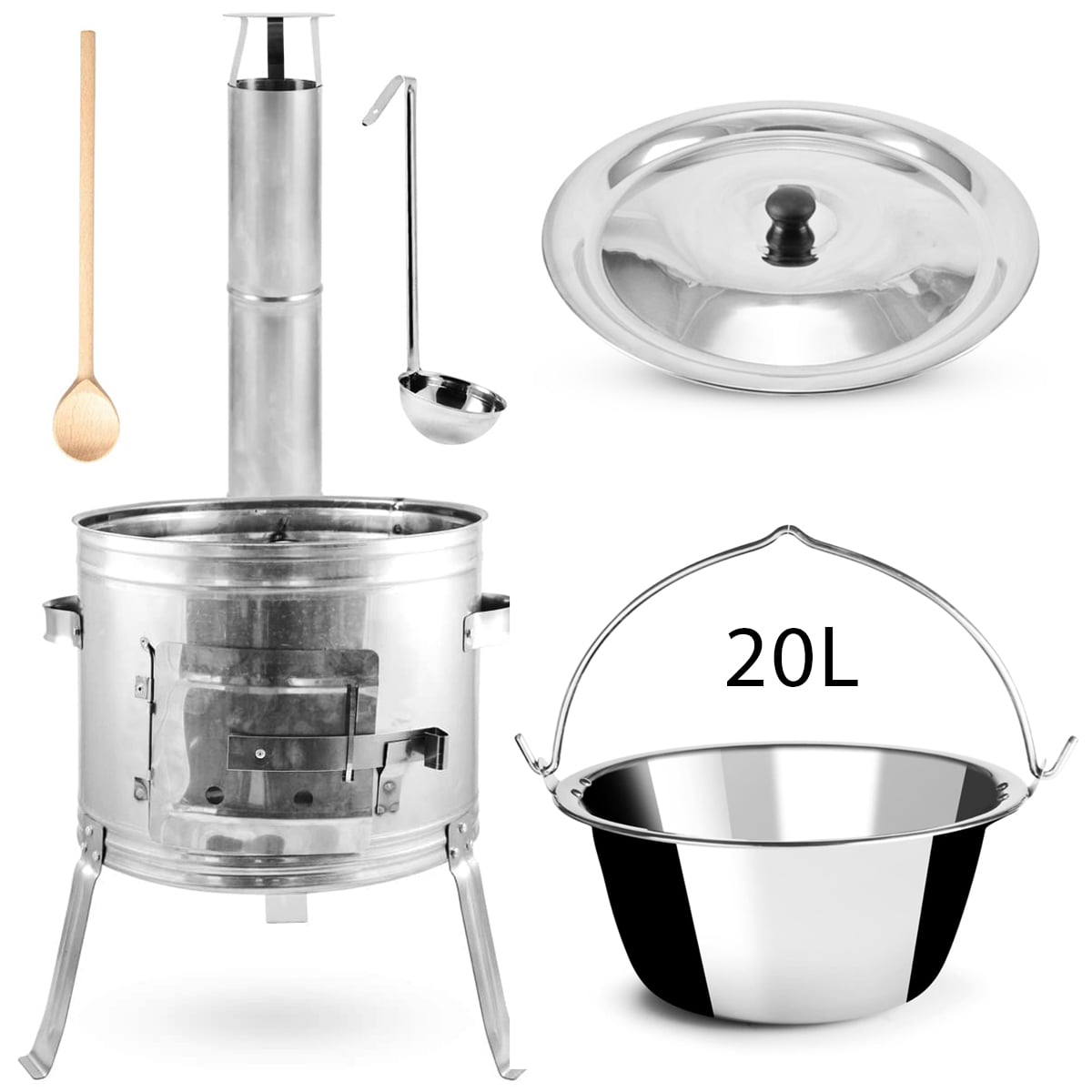 Perfect Home Kotlíková súprava PREMIUM EXTRA 20L, 5ks, Set-208