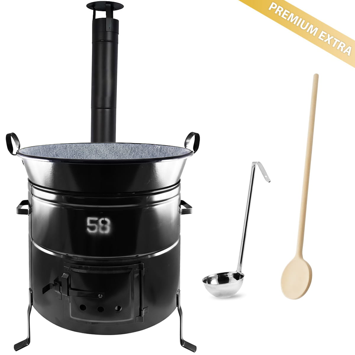 Kotlíková súprava 85L na guláš, zabíjačku – Perfect Home Premium Extra BP8085