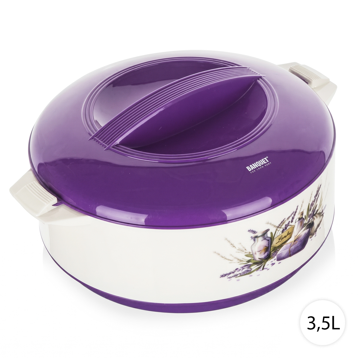BANQUET Termomisa s pokrievkou 3,5L, LEVANDUĽA 36779