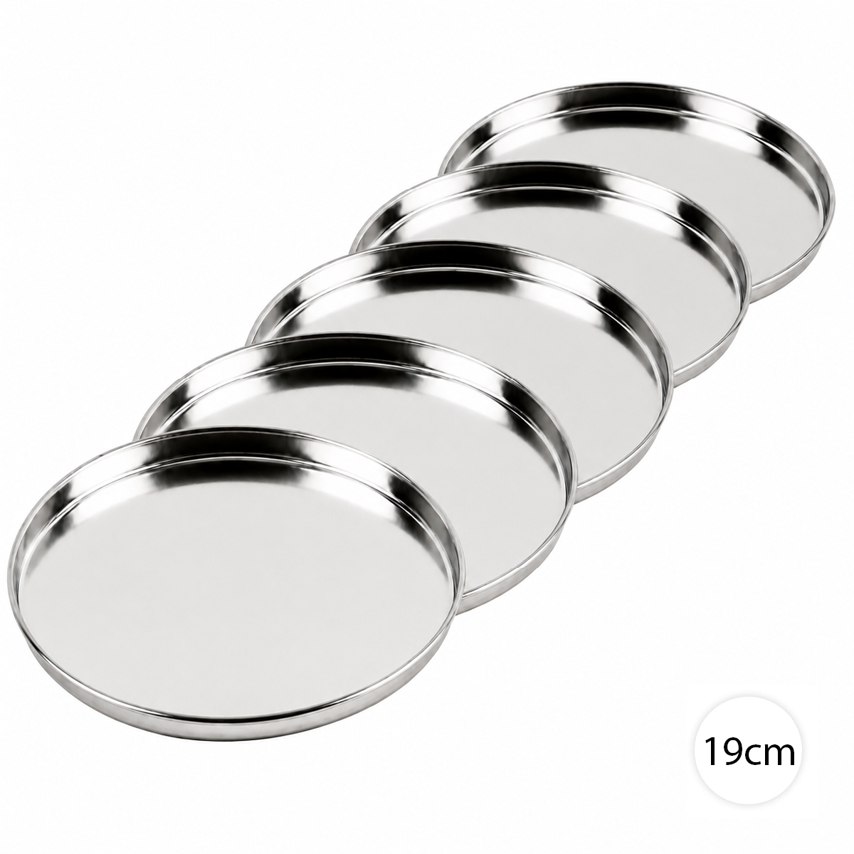 Royal Kitchen plech na pizzu 19cm sada 5ks, 10505
