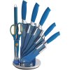 44716 royalty line rl blu8 w 8 dielna sada nozov v praktickom stojane modra