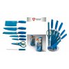 44716 2 royalty line rl blu8 w 8 dielna sada nozov v praktickom stojane modra