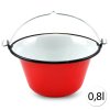 47797 perfect home 71112 smaltovany servirovaci kotlik na gulas 0 8l cerveny