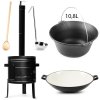 49675 perfect home partyset37 kotlikova suprava s wok panvicou 10 8l 5ks