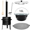 50710 perfect home pl set 65 kotlikova suprava 16l 6ks kotlina kotlik pokrievka varecha naberacka platna