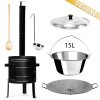 50821 perfect home pl set 70 deluxe kotlikova suprava 15l 6ks kotlina kotlik pokrievka varecha naberacka platna