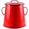 51361 1 perfect home smaltovana nadoba na mast 10l cervena 10428