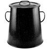 51367 1 perfect home smaltovana nadoba na mast 20l cierna 10459