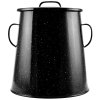51367 2 perfect home smaltovana nadoba na mast 20l cierna 10459