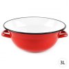 53194 perfect home smaltovana miska vandlik 3l 26cm cervena 4267