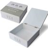 Affek Design MX9827 Krabička na čaj s ozdobným vekom 18 x 18 x 7 cm