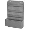 DOOR POCKETS 6021 Závesný organizér do skriniek 39 x 28,8 cm, šedý