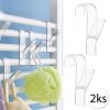 HomePRO 1505 Háčiky na uteráky, utierky plastové, transparentné 2ks