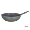 BANQUET Hlboka panvica Wok 28cm granitova (mramorová) 81229
