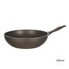 BANQUET Hlboka panvica Wok 28cm PREMIUM granitova (mramorová) 85903