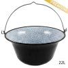 premium smaltovany kotlik 22l