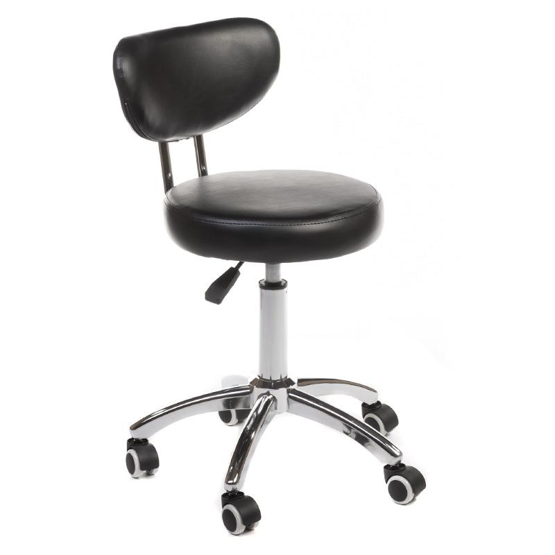 Pracovní židle / taburet BARI - černá