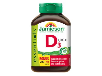 JAMIESON VITAMÍN D3 1000 IU 240TBL.