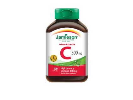 JAMIESON VITAMÍN C 500MG S POSTUPNÝM UVOĽŇOVANÍM 100TBL.