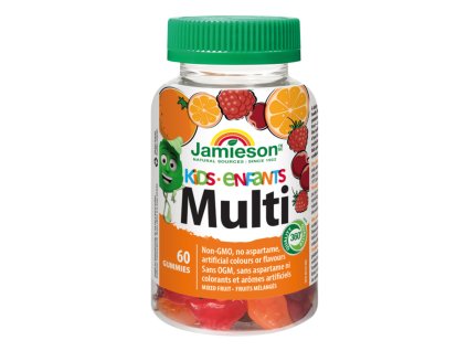 JAMIESON MULTI KIDS GUMMIES ŽELATÍNOVÉ PASTILKY 60PAS.