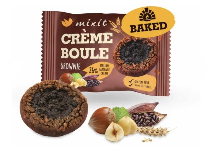 MIXIT Pečená Crème boule - Brownie 1ks 30g