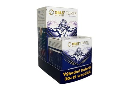 DIAS FORTE prášok vo vrecúškach 30+15 (45ks), 1x1 set