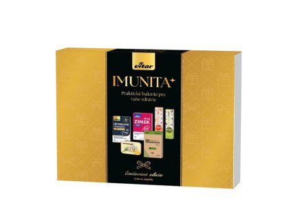 VITAR Box Imunita+ B-komplex cps30+zinok tbl90+energit zázvor tbl42+probiotika tbl30+vit.C tbl20+multivit.tbl20,1x1set