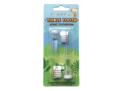 nahradne hlavice na detsku sonicku zubnu kefku TICKLE TOOTH jack njill