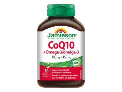 JAMIESON KOENZÝM Q10 S OMEGA-3 30CPS.