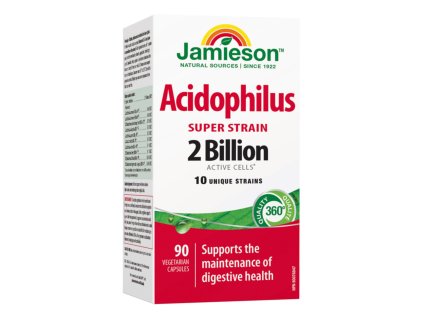 JAMIESON SUPER STRAIN ACIDOPHILUS KOMPLEX BAKTERIÁLNYCH KULTÚR 90CPS.