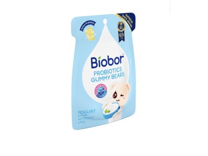 Biobor PROBIOTICS GUMMY BEARS s jogurtovou príchuťou a probiotikami 45g