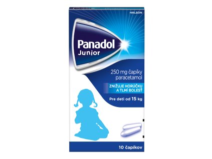 Panadol Junior cipky 250 mg 10 ks SK TV F