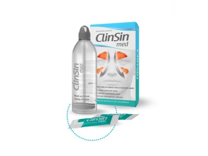 CLIN SIN med + irigator sada na výplach nosa, vrecúška 1x16 ks