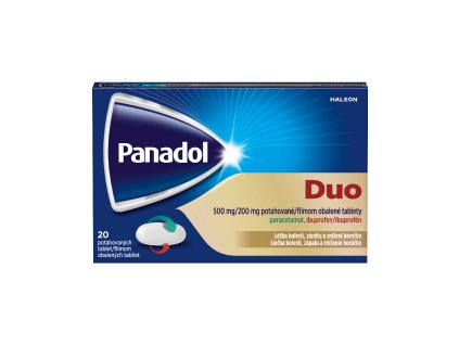 Panadol Duo 20 potahovanych tablet CZ SK TV F