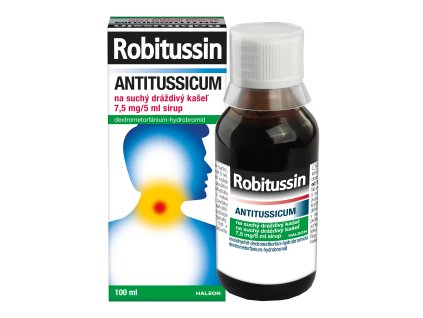 Robitussin ANTITUSSICUM sirup krabicka s lahvickou 100 ml SK TV F