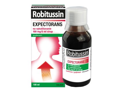 Robitussin EXPECTORANS sirup krabicka s lahvickou 100 ml SK TV F