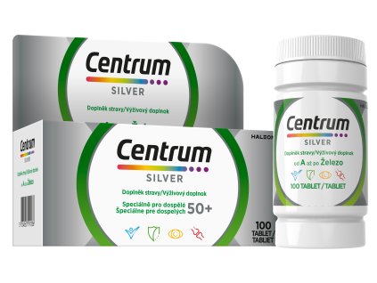 Centrum Silver 100 tbl lahvicka P