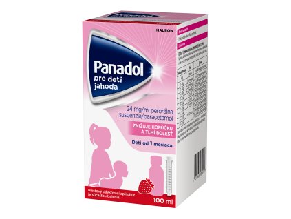 Panadol pro deti jahoda peroralni suspense 100 ml SK TV L