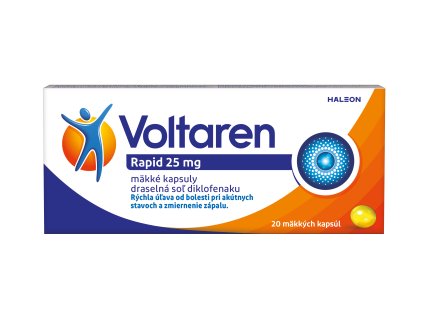 Voltaren Rapid 25 mg 20 mekkych kapsul SK TV F