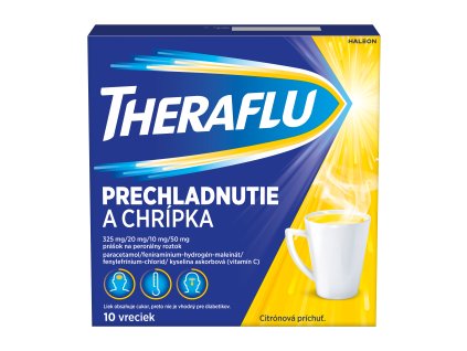 Theraflu prechladnutie a chripka 10 vreciek SK TV F