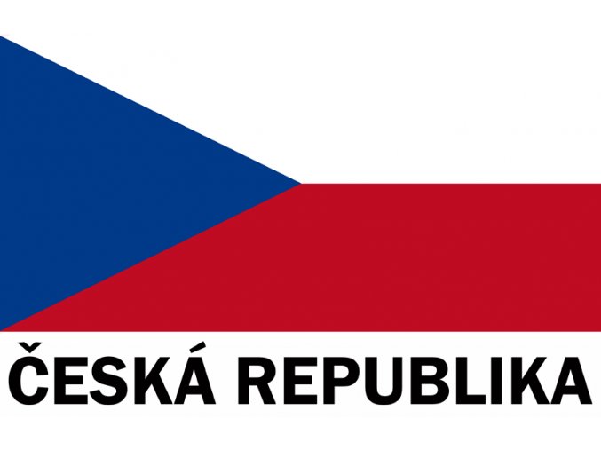 samolepka ceska vlajka