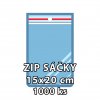 ZIP SACKY 15x20 1000