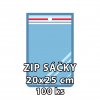 ZIP SACKY 20x25 100