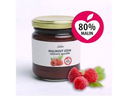 Malina dzem s cukrem