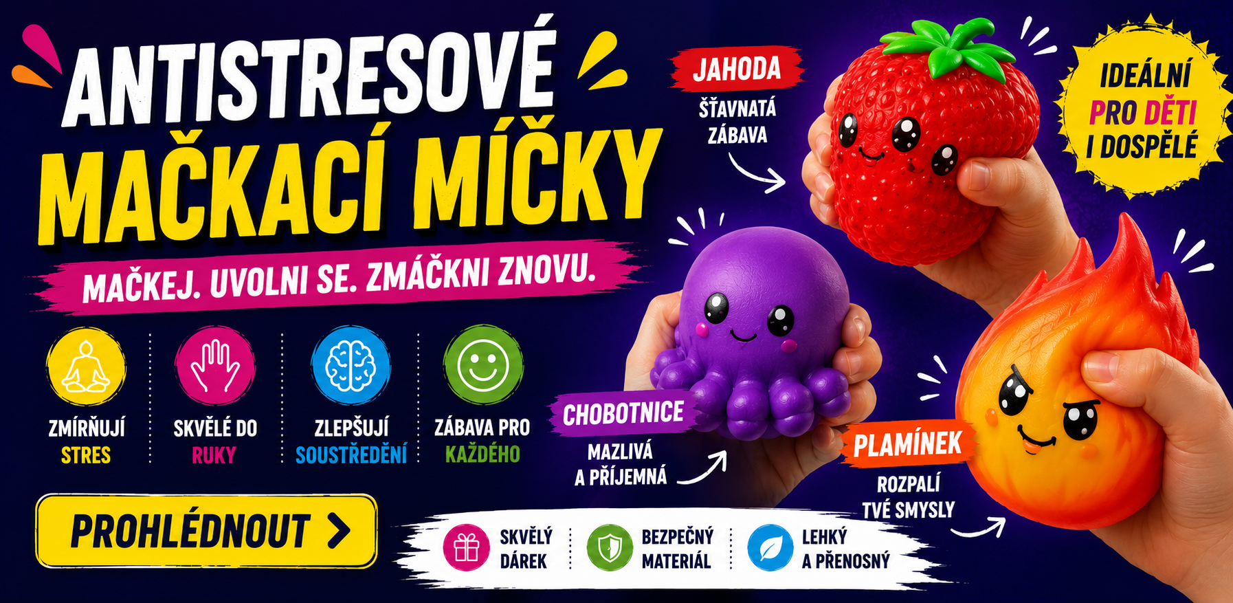 Antistresové míčky