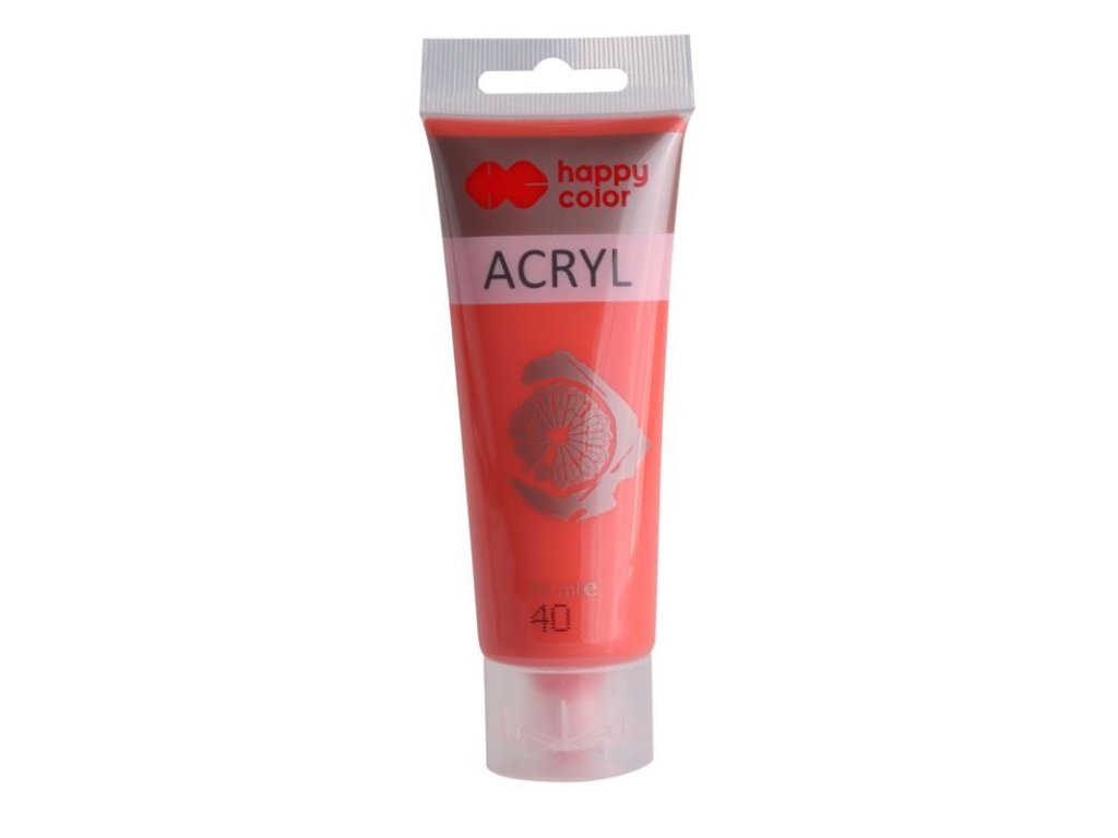 Akrylová barva 75ml, Korálová, Happy Color 40
