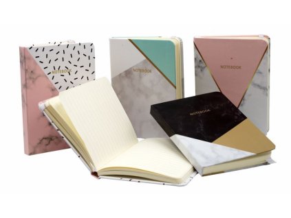 Bezdatumový diář 21x14.5cm  A5 96 listů 80g shamoa 595