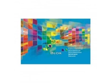 Blok technický A4 s barevnými kartony 300g 20 listů