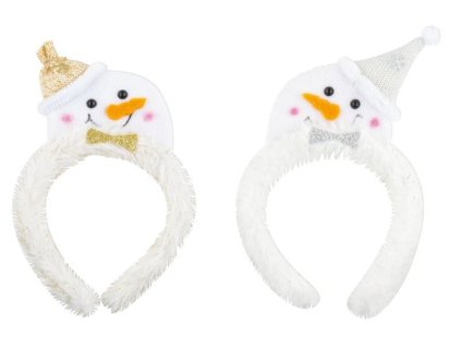 Čelenka plyšová Sněhulák