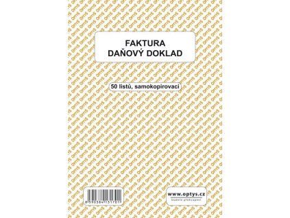 Faktura A5, samopropisovací, 50 listů 1317